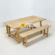 Rosebone Dining Table Set Bench Natural Teak Rosebone Dining Table Set Bench Natural Teak