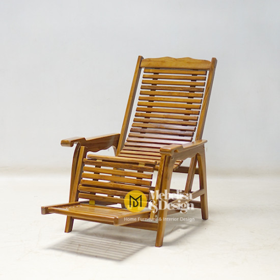 Kursi Teras Santai Model Krepyap Kayu Jati