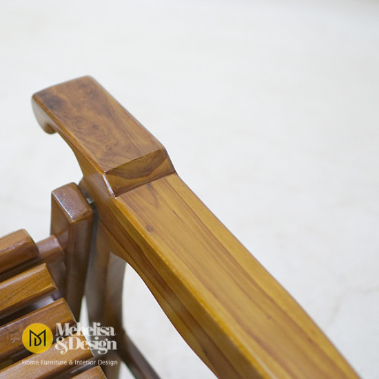 Kursi Teras Santai Model Krepyap Kayu Jati