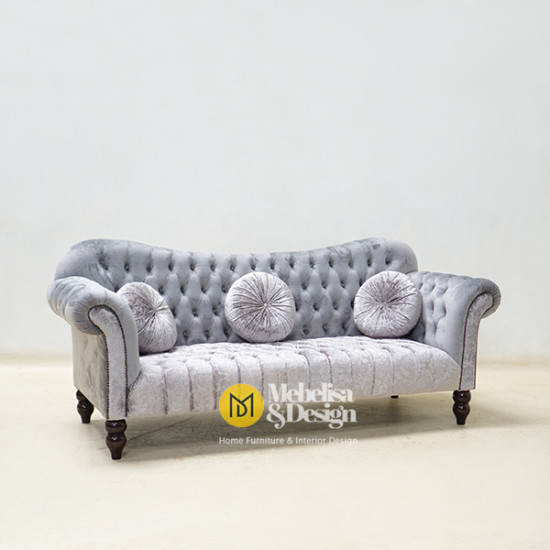 Sofa Ruang Tamu Mewah Kayu Jati Lucas