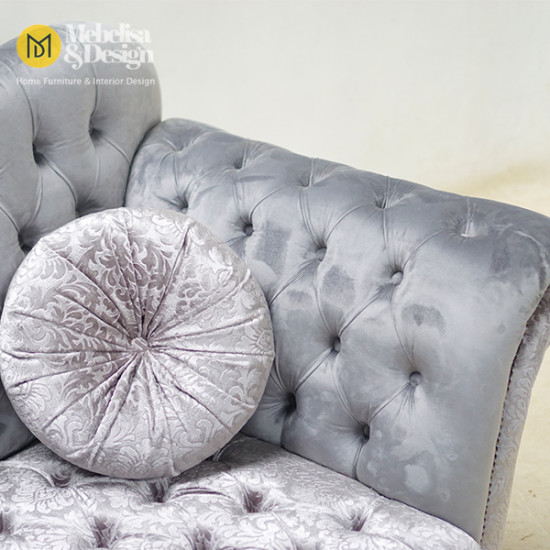 Sofa Ruang Tamu Mewah Kayu Jati Lucas