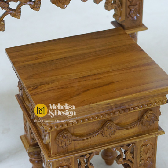Meja Make Up Kayu Jati Ukiran Jepara