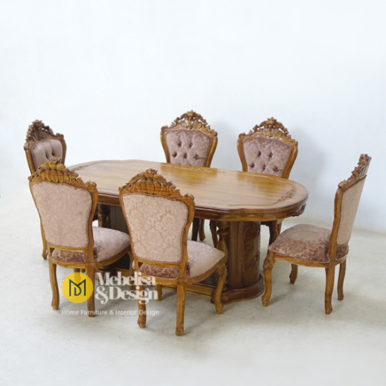 Kursi Meja Makan 6k Ganesa Gendong Jati