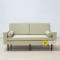 Sofa Ruang Tamu Minimalis 2 Seater Retro Jati