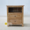 Meja Nakas Laci Minimalis Jati White Rustic