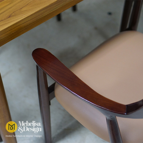 Set Meja Kursi Makan 6K Retro Hiroshima