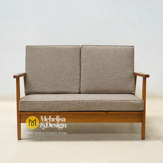 Sofa Scandinavian Minimalis 2 Seater Lars