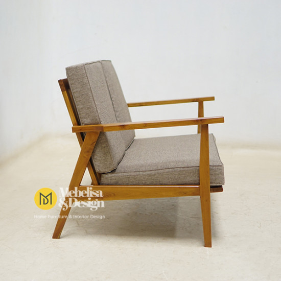 Sofa Scandinavian Minimalis 2 Seater Lars