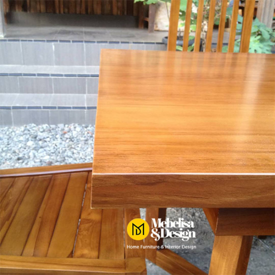 Set Kursi Meja Makan Minimalis Jati Jepara 6k Set Kursi Meja Makan Minimalis Jati Jepara 6k