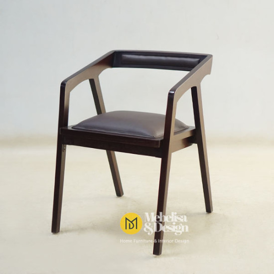 Kursi Makan Cafe Scandinavian Jati Katana