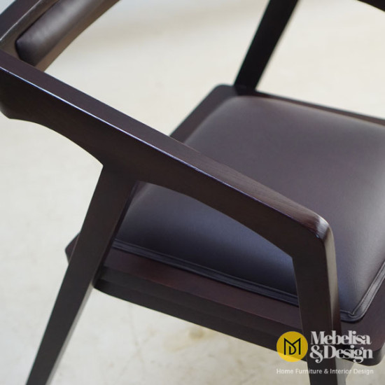 Kursi Makan Cafe Scandinavian Jati Katana