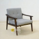 Sofa Santai Single Depan TV Scandinavian Jati