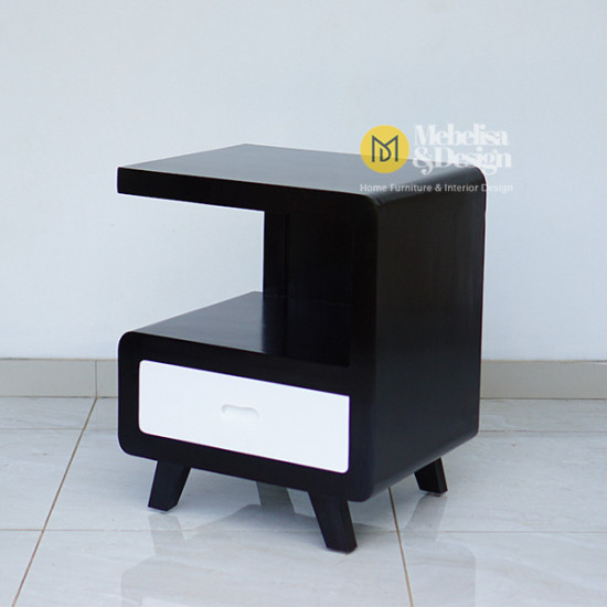 Meja Nakas Bedside Minimalis Jati Jovian