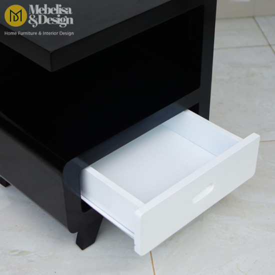 Meja Nakas Bedside Minimalis Jati Jovian