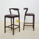 Kursi Bar Stool Scandinavian Kayu Jati Jepara