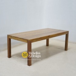 Jepara Minimalist Old Teak Wood Dining Table