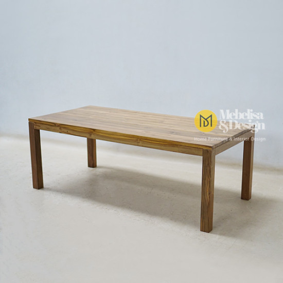 Jepara Minimalist Old Teak Wood Dining Table