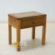 Flora Recycle Teak Minimalist Bedside Table 1 Drawer