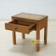 Flora Recycle Teak Minimalist Bedside Table 1 Drawer