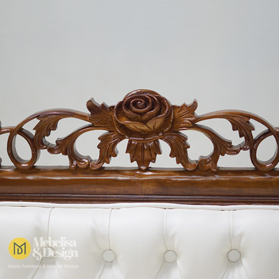 Sofa Bangku Santai Kayu Jati Ukiran Jepara