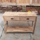 Abigail Recycled Teak Console Table 2 Drawers Abigail Recycled Teak Console Table 2 Drawers