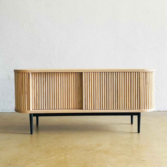 Aida TV Console Dual Tone Vintage Kayu Solid Aida TV Console Dual Tone Vintage Kayu Solid