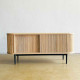 Aida TV Console Dual Tone Vintage Kayu Solid Aida TV Console Dual Tone Vintage Kayu Solid
