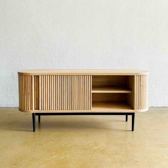 Aida TV Console Dual Tone Vintage Kayu Solid Aida TV Console Dual Tone Vintage Kayu Solid