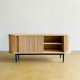 Aida TV Console Dual Tone Vintage Kayu Solid Aida TV Console Dual Tone Vintage Kayu Solid