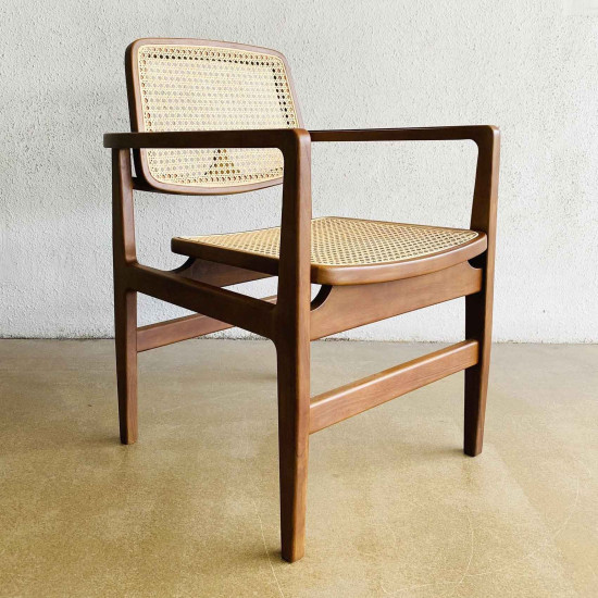 Aidan Armchair Kursi Aksen Kombinasi Anyaman Rotan Aidan Armchair Kursi Aksen Kombinasi Anyaman Rotan