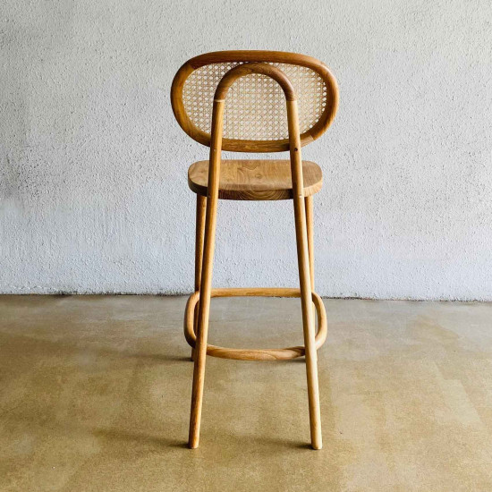 Alano Bar Stool Kursi Bar Retro Solid Base