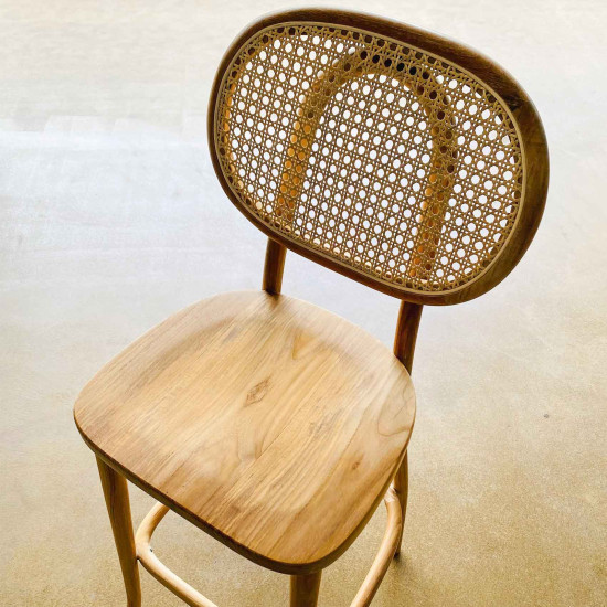 Alano Bar Stool Kursi Bar Retro Solid Base