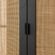 Alba Cabinet Black & Bleach 90 x 45 x 90 cm