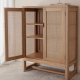 Alba Reclaimed Teak Rattan Cabinet