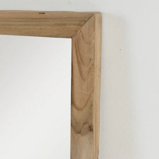 Alfrena Reclaimed Teak Mirror Natural