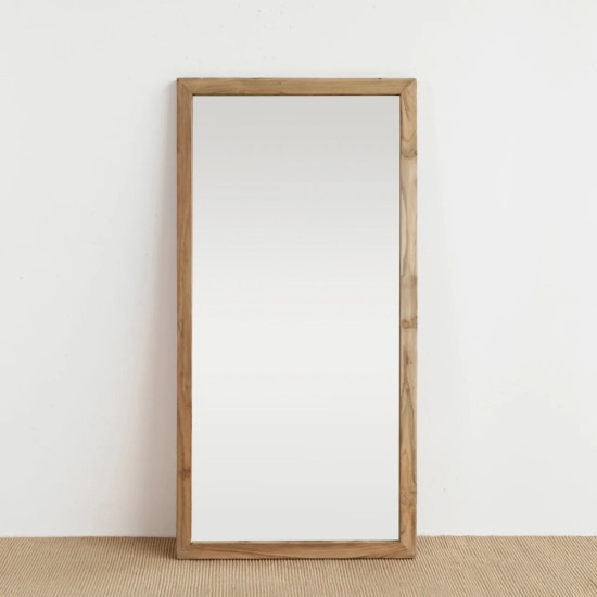 Alfrena Reclaimed Teak Mirror Natural