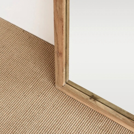 Alfrena Reclaimed Teak Mirror Natural