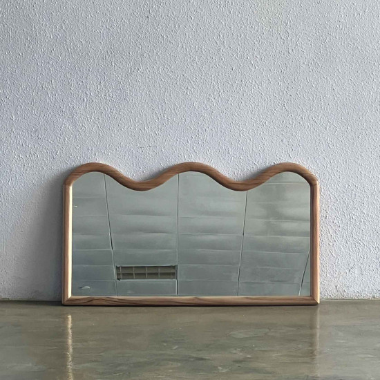 Alika Mirror Cermin Dinding Gantung Kayu Jati Alika Mirror Cermin Dinding Gantung Kayu Jati