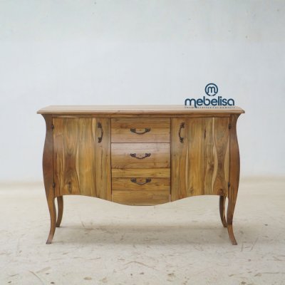 Antique Sideboard Living Room Teak Wood Recycle Jepara