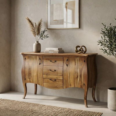 Antique Sideboard Living Room Teak Wood Recycle Jepara