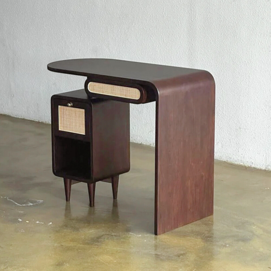 Ara Writing Table Meja Belajar Retro Kayu Jati