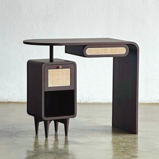 Ara Writing Table Meja Belajar Retro Kayu Jati