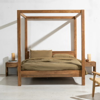 Aren Recycled Teak Canopy Bed