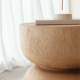 Aura Accent Stool Suar Wood