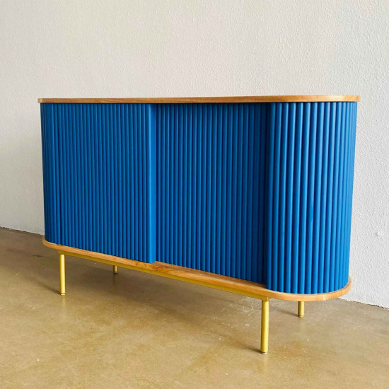 Azul Sideboard Bufet Minimalis Model Salur Kaki Besi Azul Sideboard Bufet Minimalis Model Salur Kaki Besi