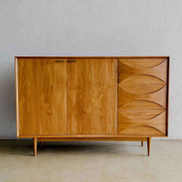 Baariz Sideboard Bufet Retro Minimalis Kayu Jati Solid