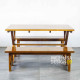 Bangku Meja Makan Taman Outdoor Minimalis Kayu Jati Solid Bangku Meja Makan Taman Outdoor Minimalis Kayu Jati Solid