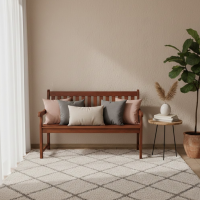 Bangku Taman Kayu Jati Amherst