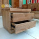 Baritone Old Teak Wood Bedside Table