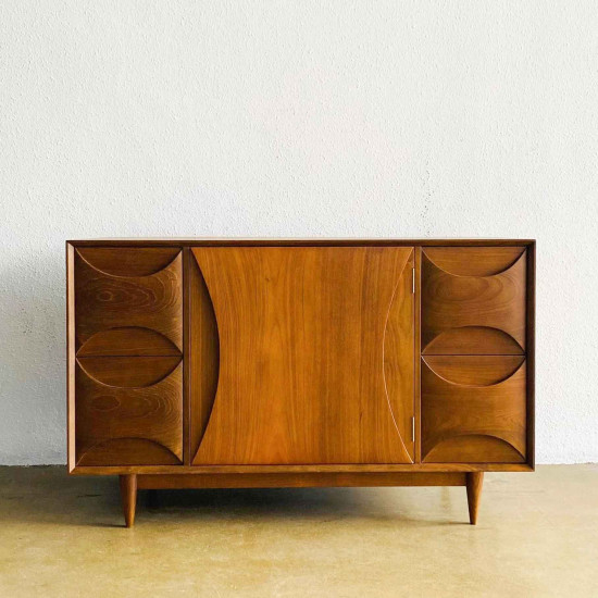 Basil Sideboard Bufet Retro Minimalis Kayu Jati Solid Basil Sideboard Bufet Retro Minimalis Kayu Jati Solid